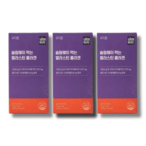 슬림웨이 먹는 엘라스틴 콜라겐 14포 3박스