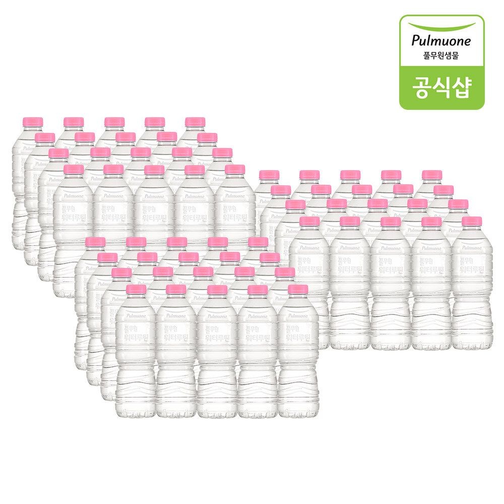 풀무원샘물 [패션플러스][풀무원샘물]워터루틴 무라벨 생수 500mL X 60병