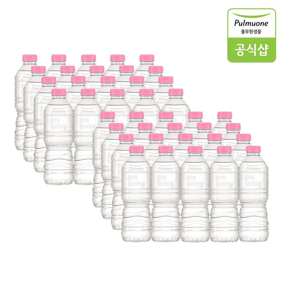 풀무원샘물 [패션플러스][풀무원샘물]워터루틴 무라벨 생수 500mL X 40병