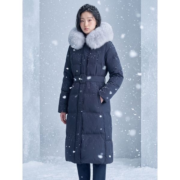 에고이스트 [하프클럽]차콜 사가폭스퍼 클래식 롱 점퍼 EQ4TD009