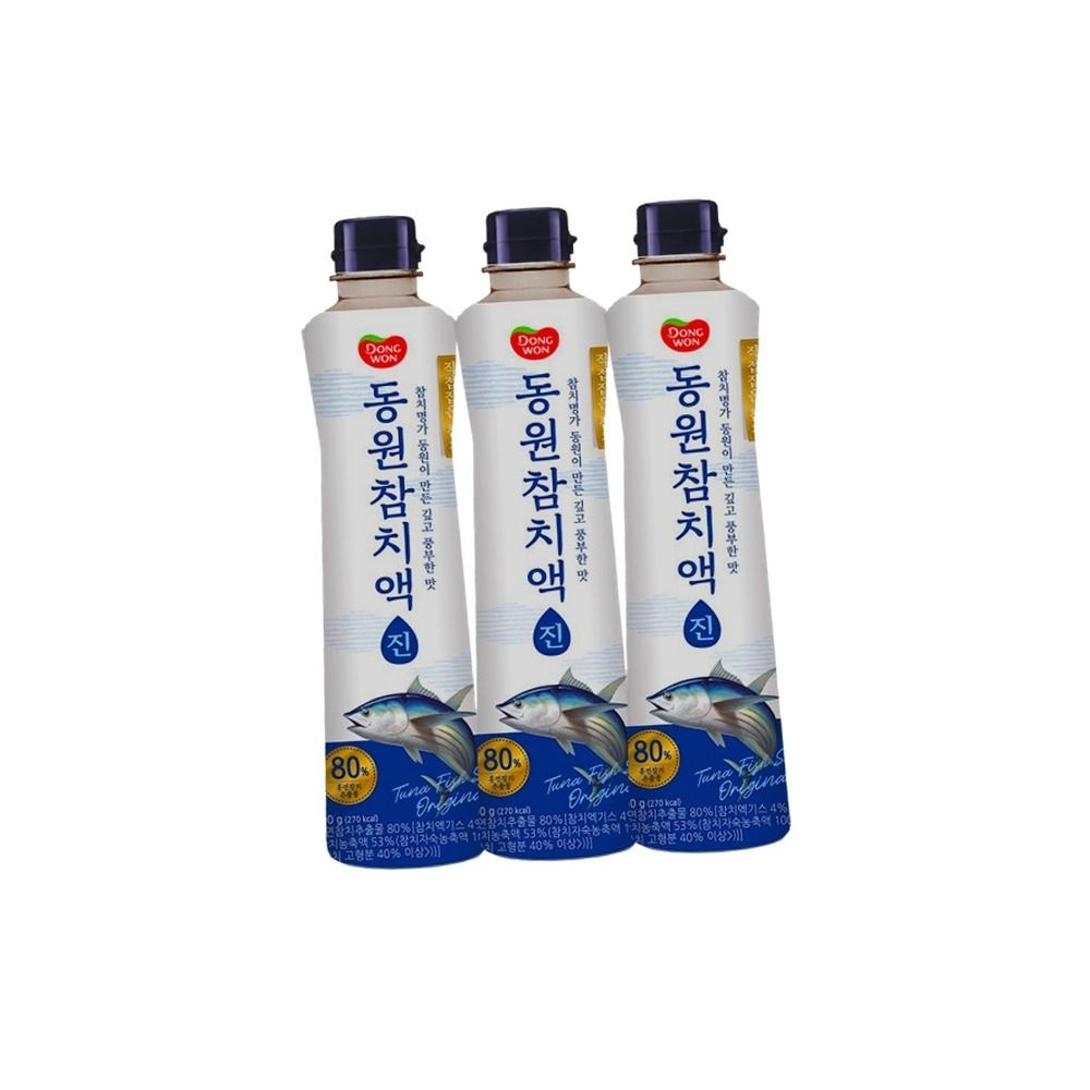 동원참치액 진 900g 3개