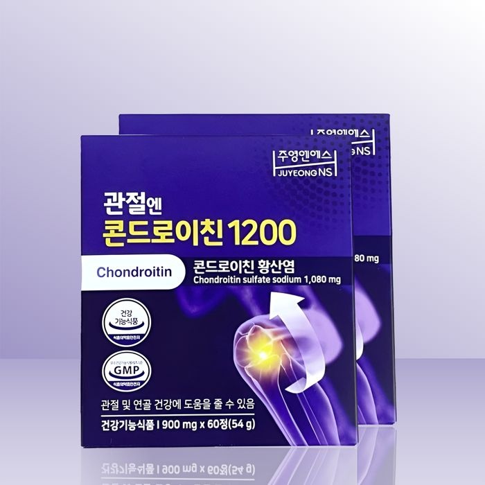 [오늘출발] 주영엔에스 관절엔 콘드로이친 1200 900mg x 60정 x 2개