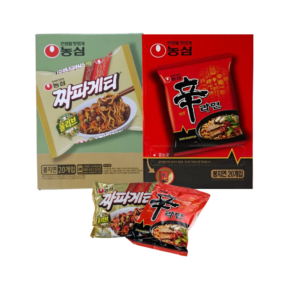농심 농심 올리브짜파게티 140g x20개 + 신라면 120g x20개 (총40개)