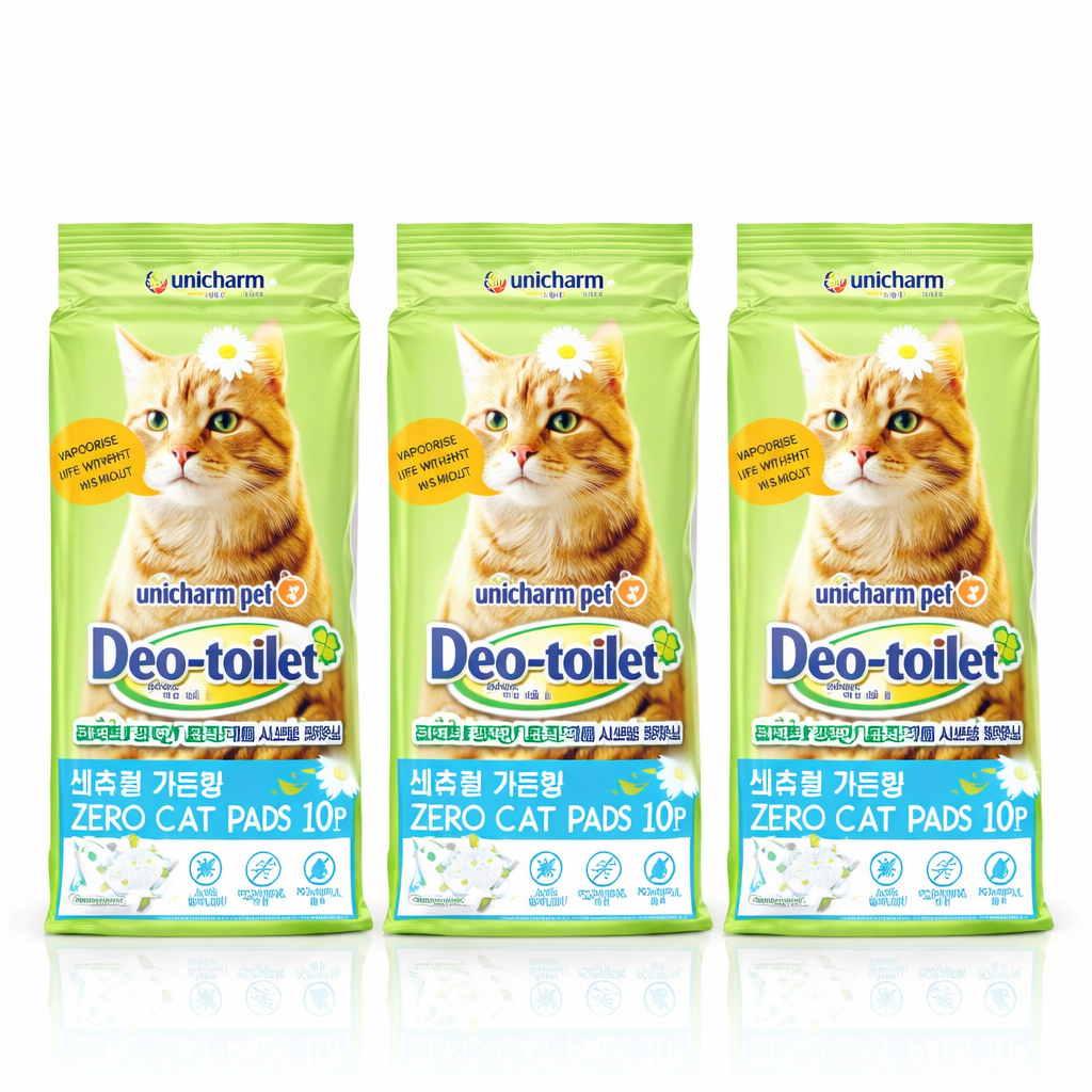 데오토일렛 고양이 패드 10P(향) x 3개
