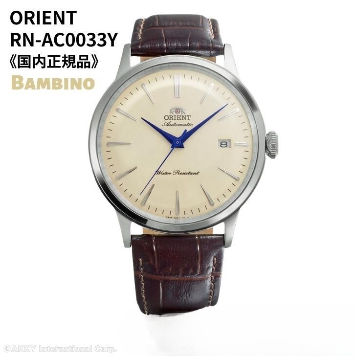 오리엔트 [해외] 오리엔트 밤비노 오토매틱 클래식 가죽시계 RN AC0033Y