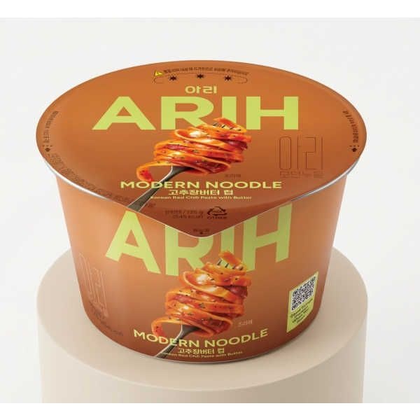아리 팔도 아리 모던누들 고추장버터 컵 125g