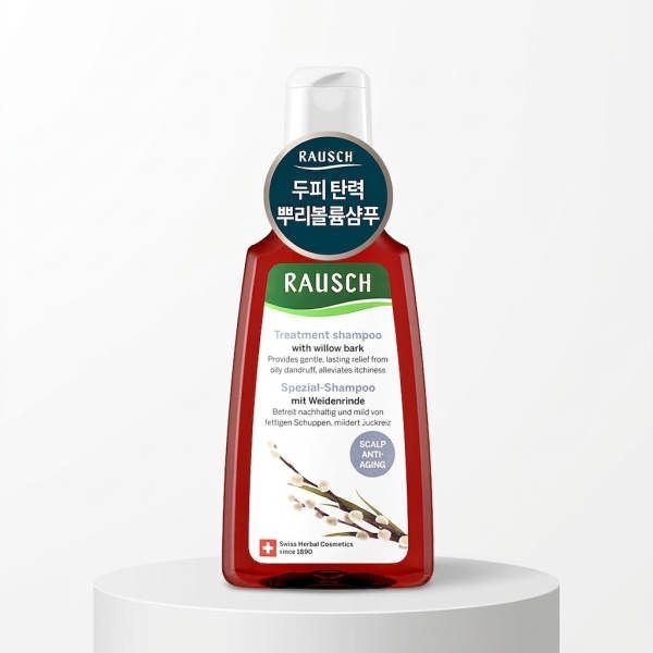 [탄력뿌리볼륨샴푸]라우쉬 윌로우바크 트리트먼트 샴푸 200ml