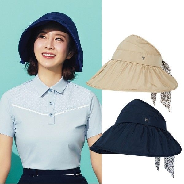 비티알 [하프클럽]비티알 여성 여름 돌돌이 선바이저 랜(여) BVC8984W
