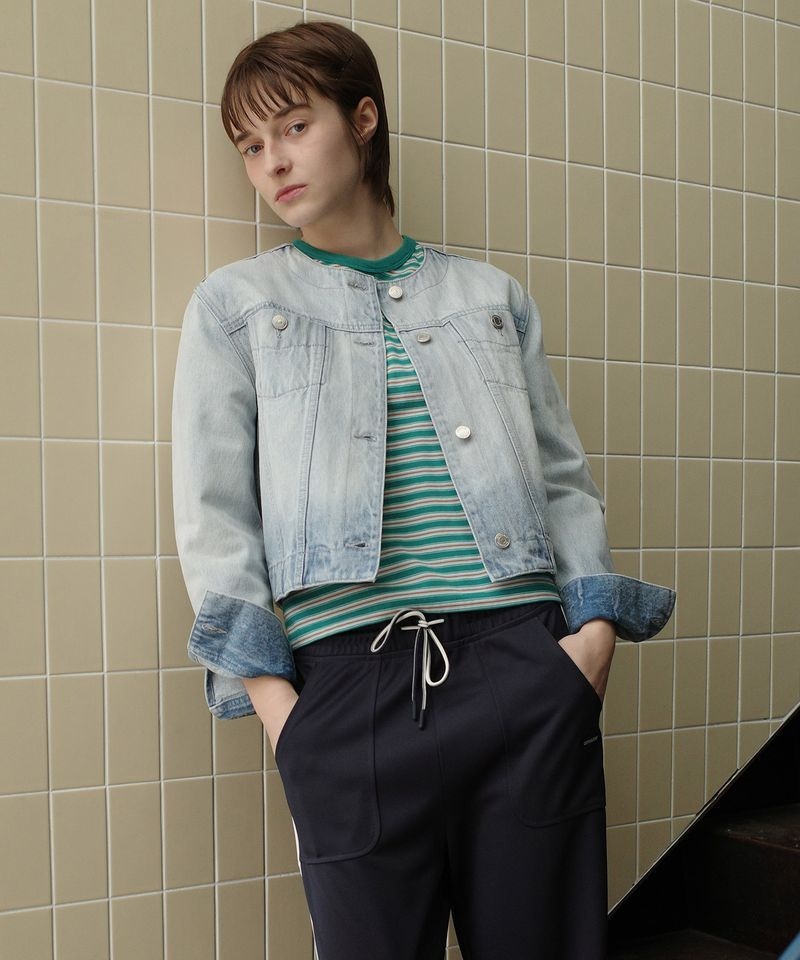 커버낫 COVERNAT WOMAN 우먼 카라리스 데님 자켓 Blue CO2501JK74BL 418453