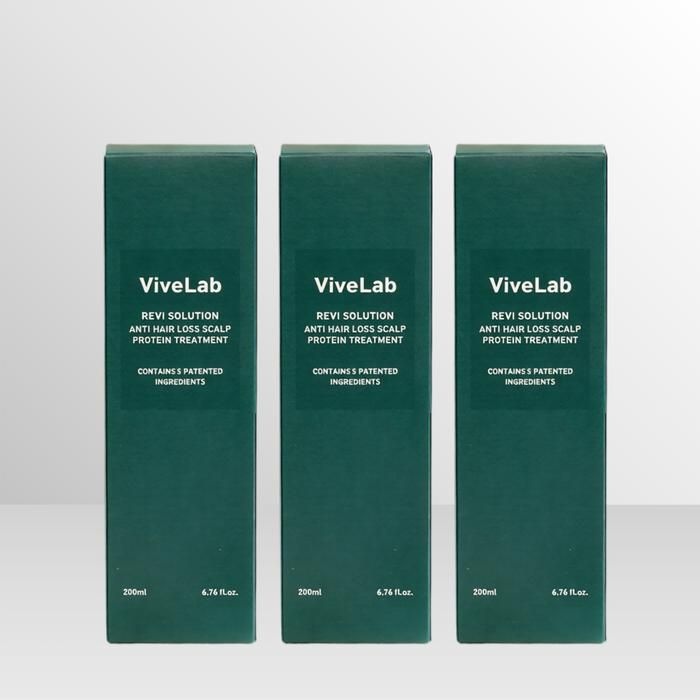 [오늘출발] 바이브랩 리바이 솔루션 안티 헤어 로스 스칼프 프로틴 트리트먼트 200ml 3개 / iuy
