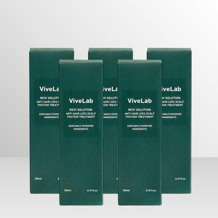 [오늘출발] 바이브랩 리바이 솔루션 안티 헤어 로스 스칼프 프로틴 트리트먼트 200ml 5개 / iuy