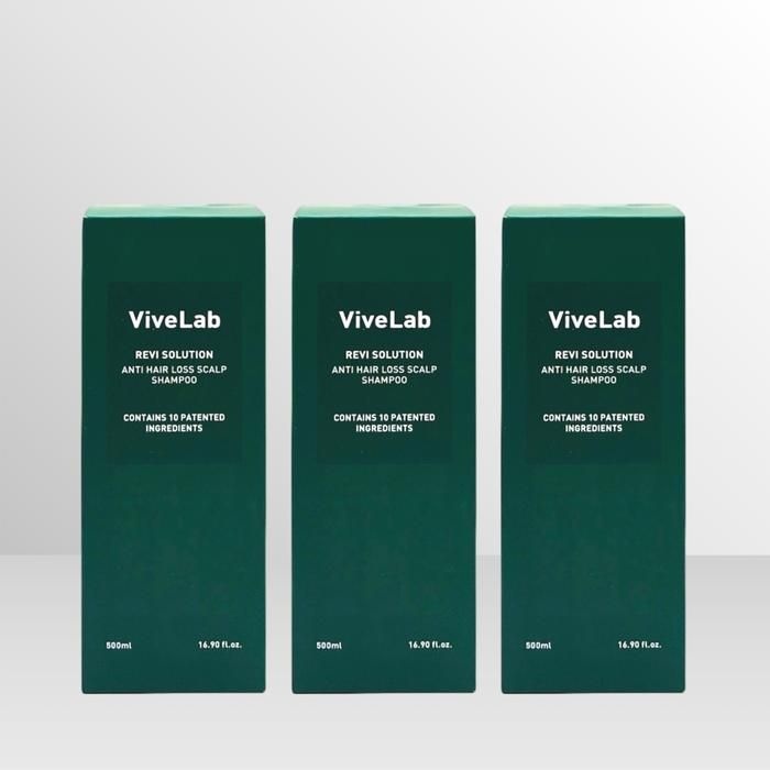 [오늘출발] 바이브랩 리바이 솔루션 안티 헤어 로스 스칼프 샴푸 500ml 3개 / iuy