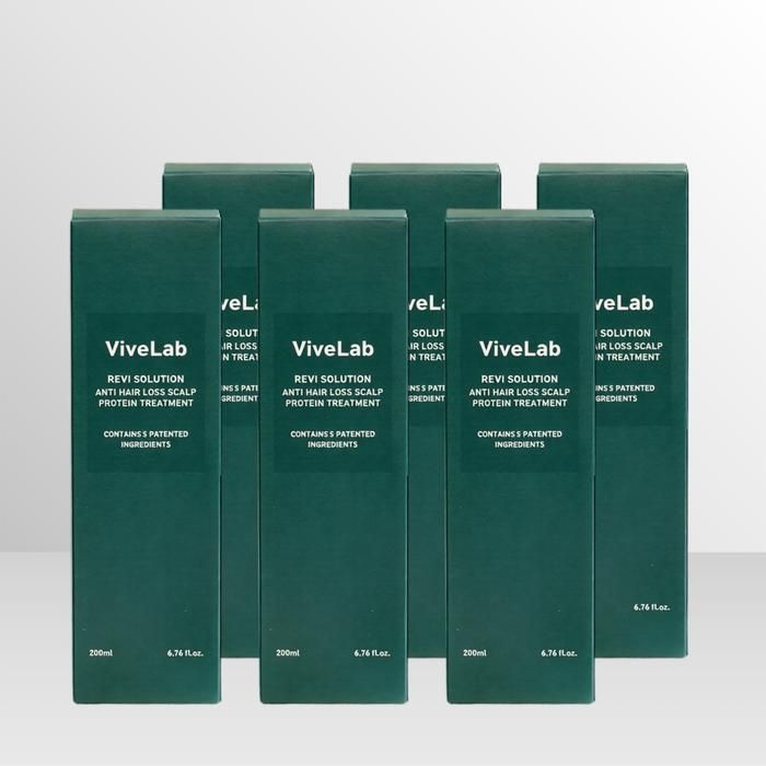 [오늘출발] 바이브랩 리바이 솔루션 안티 헤어 로스 스칼프 프로틴 트리트먼트 200ml 6개 / iuy