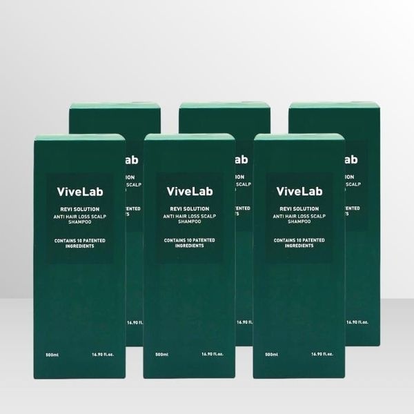 바이브랩 리바이 솔루션 안티 헤어 로스 스칼프 샴푸 500ml 6개 ...
