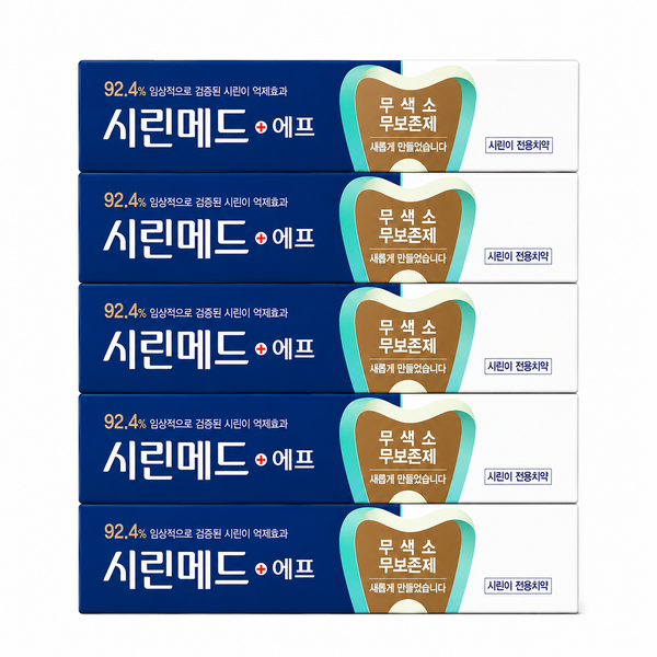 부광약품 시린메드 에프 치약 100g x5개 시린이억제