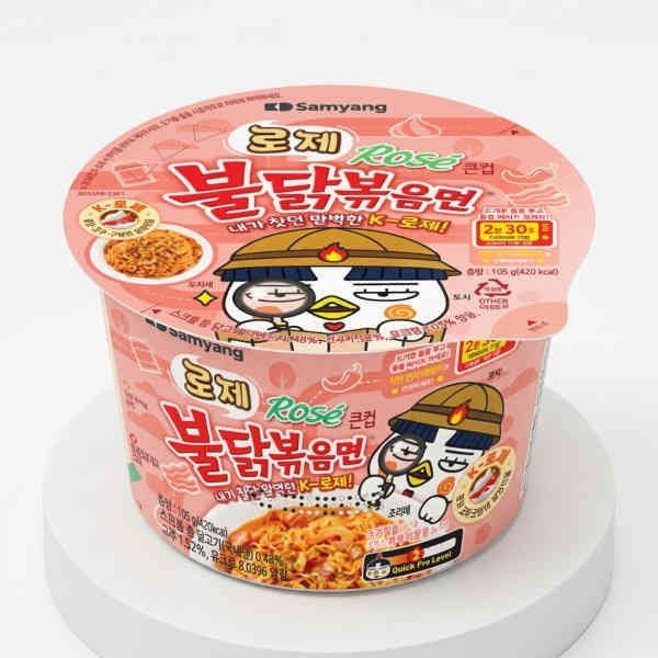 삼양식품 삼양 큰컵 로제 불닭볶음면 105g