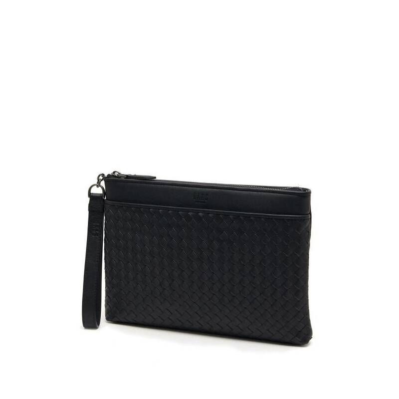 <매장정품> DAKS 닥스 [PORTSMOUTH] 블랙 핸드크래프트 메쉬 미디움 클러치백 DBBA3E725BK 2007910