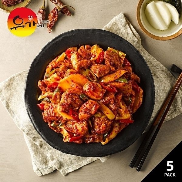 유가네 [유가네]유가네 닭갈비 600g x 5팩