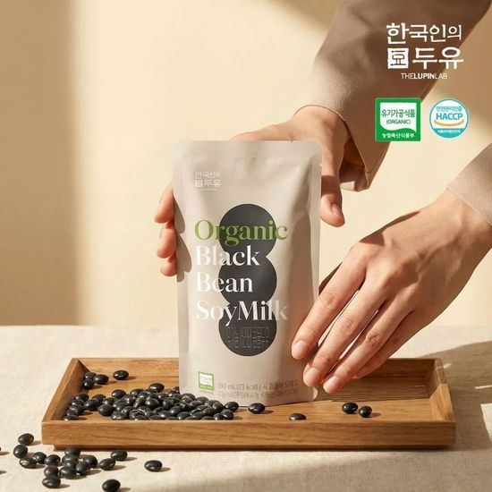한국인의 두유 유기농국산 서리태 콩물두유 10팩*10박스 총 100팩