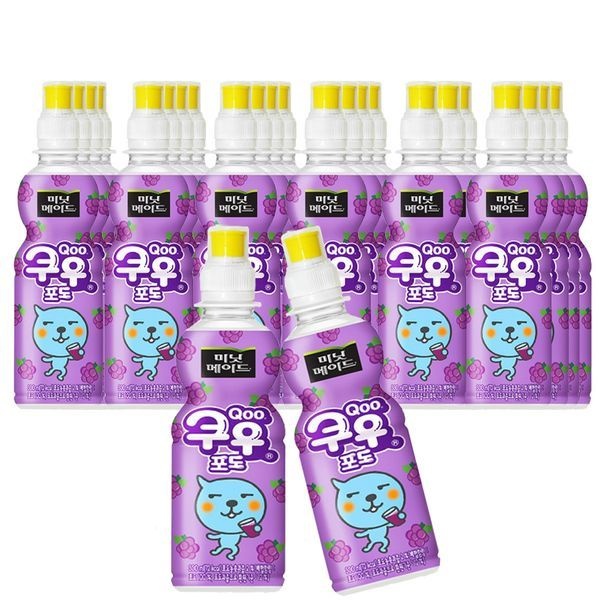 코카콜라 [하프클럽]쿠우 300PET X 24병 (포도) 빠른