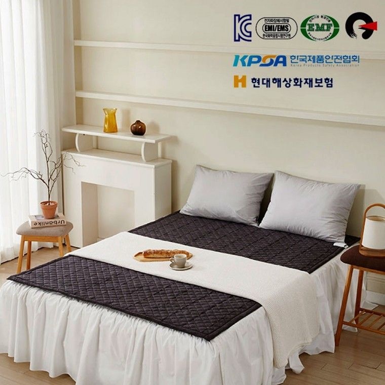 한미메리노 프리미엄급 온열 탄소매트 3세대 전기매트 전자파 전기료 걱정없는 탄소섬유 발열매트 전기요