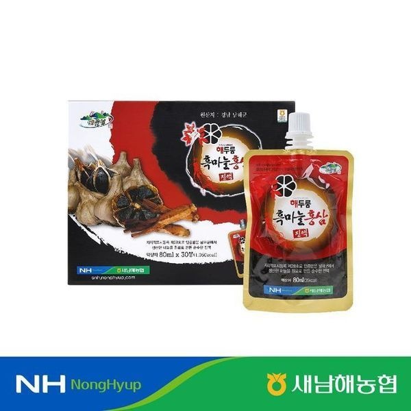 [하프클럽]해두룸 흑마늘 홍삼진액 (80mlX30포)