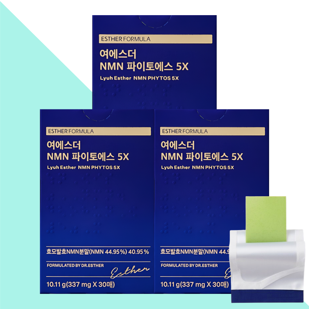 에스더포뮬러 파이토에스5X 여에스더 NMN 엔엠엔 30매X3개