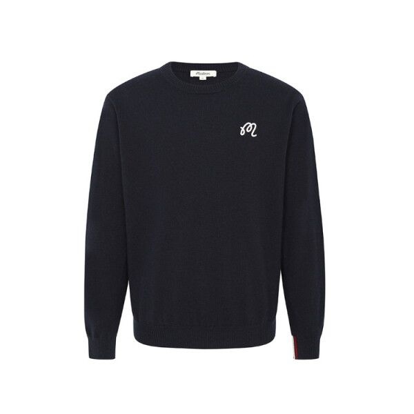 [말본골프] M 캐시 혼방 크루넥 니트스웨터 NAVY (MAN) M6321PKT07NVY