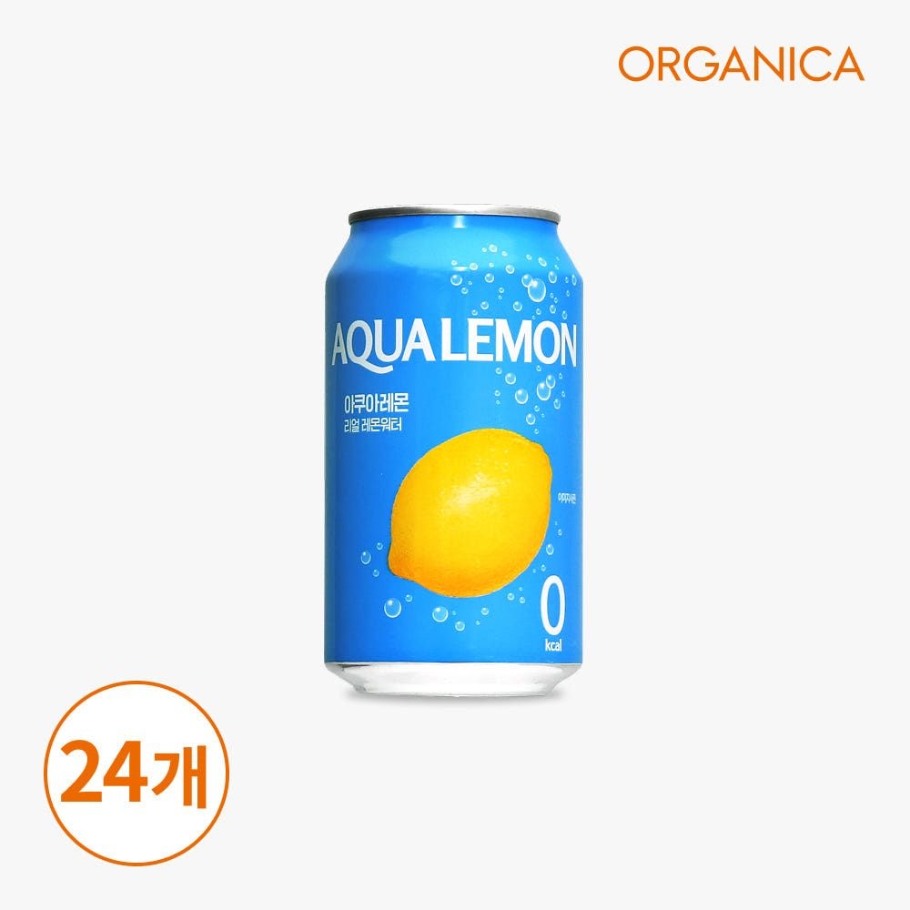 [올가니카] 유기농 레몬수 아쿠아레몬 340ml x 24개