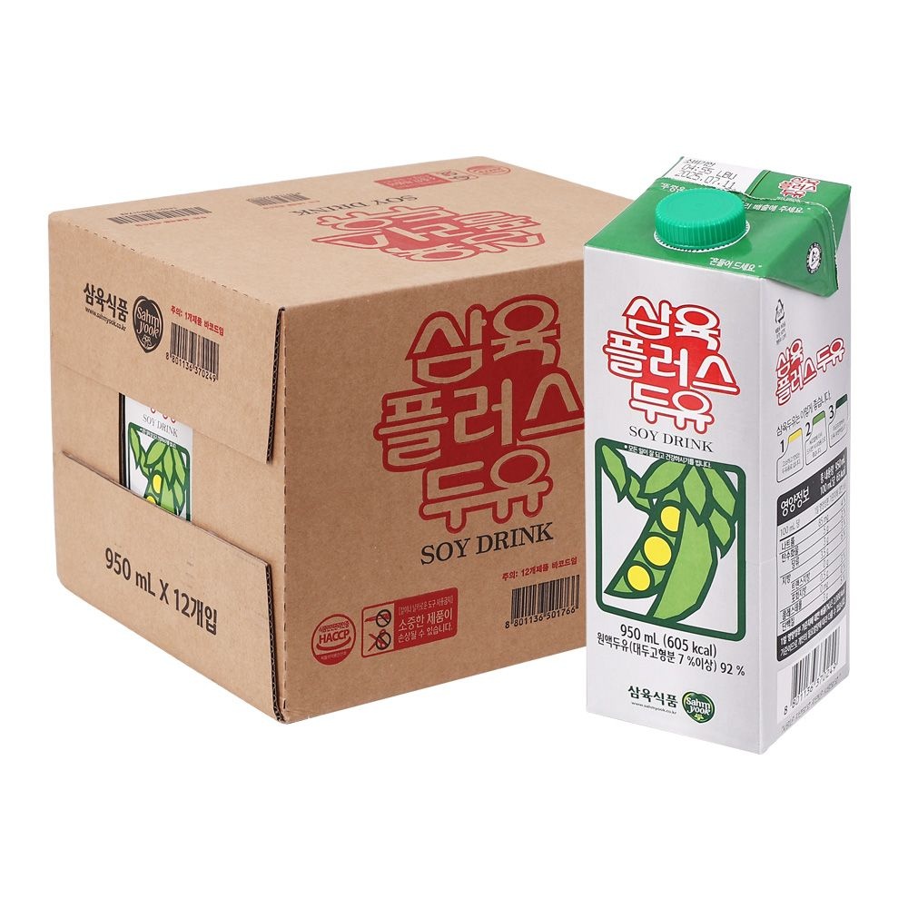 삼육식품 삼육 플러스두유 950mlx12입