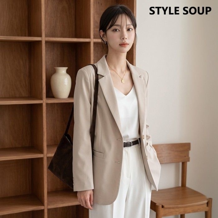 테일러드 투버튼 재킷(SC8JKG1)