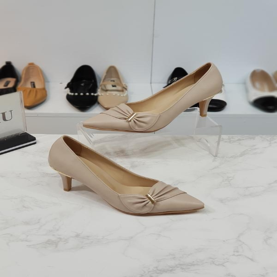 HANSHOE 세이브존01 스틸레토 셔링 여성 미들힐 펌프스 7cm SNHS6877nct