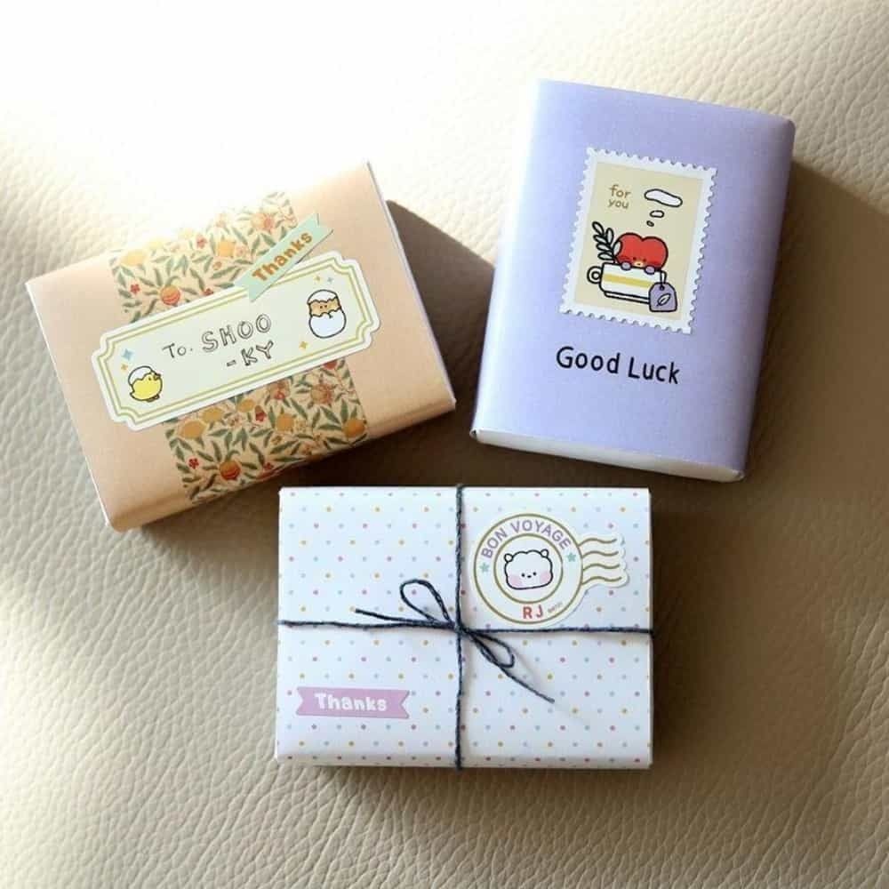BT21 리무버블 스티커 미니니 선물스티커 기프트스티커 다이어리스티커