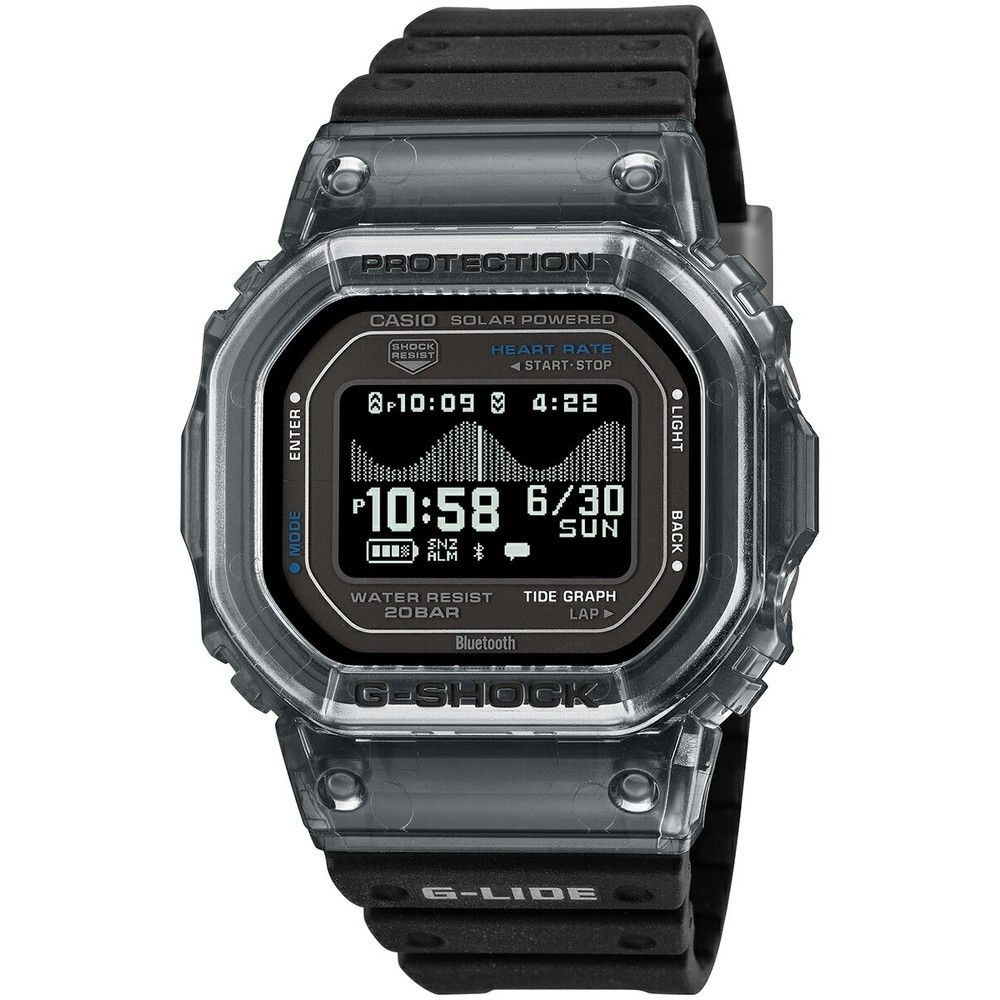 카시오 G-SHOCK G-LIDE 남성 손목 시계 GBX-H5600-1JR