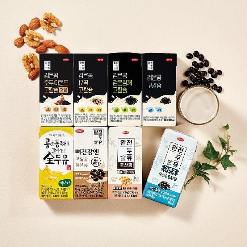 한미사이언스 한미 완전두유 국산콩 더진한 무가당 190ml*64팩[35848377]