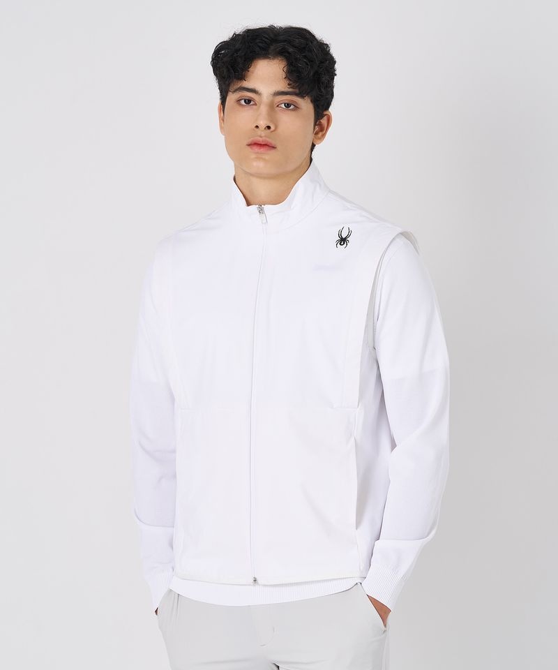 스파이더 남성 프로웹쿨 베스트 SPKPCNVT301MWHT
