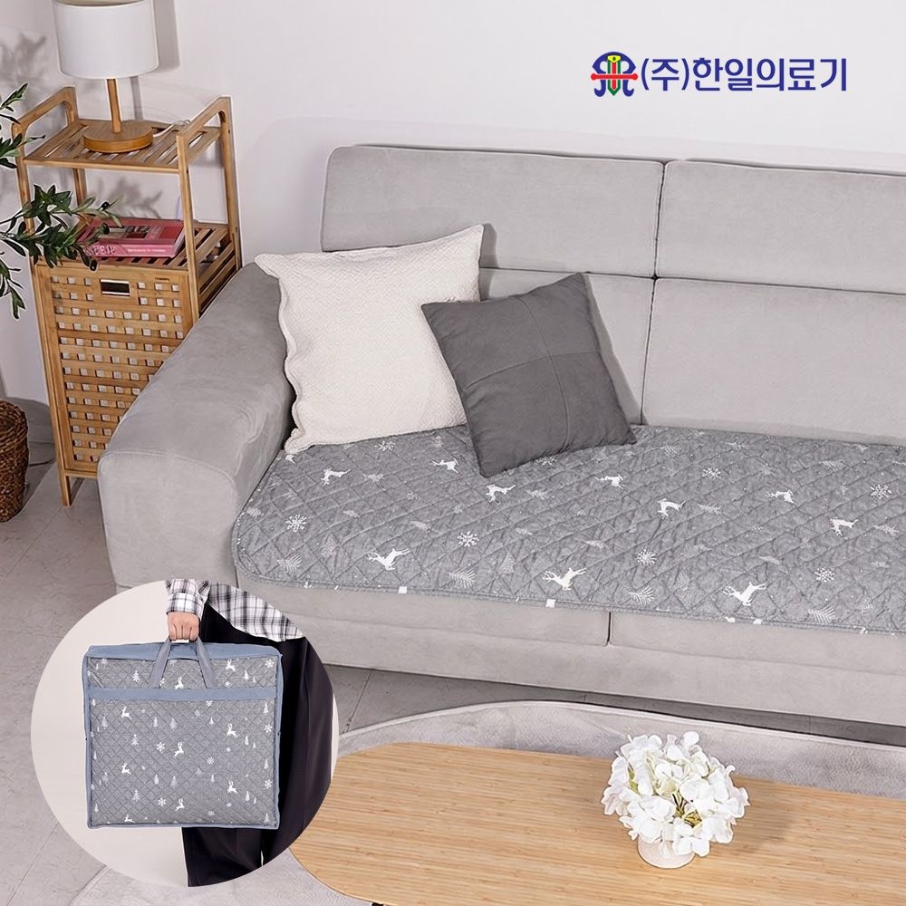 [추가쿠폰+L포인트적립] 한일의료기 이중탄소열선 국산 온열 전기요 / 눈꽃사슴 미니(소)