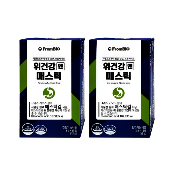 프롬바이오 위건강엔 매스틱 15포x2박스