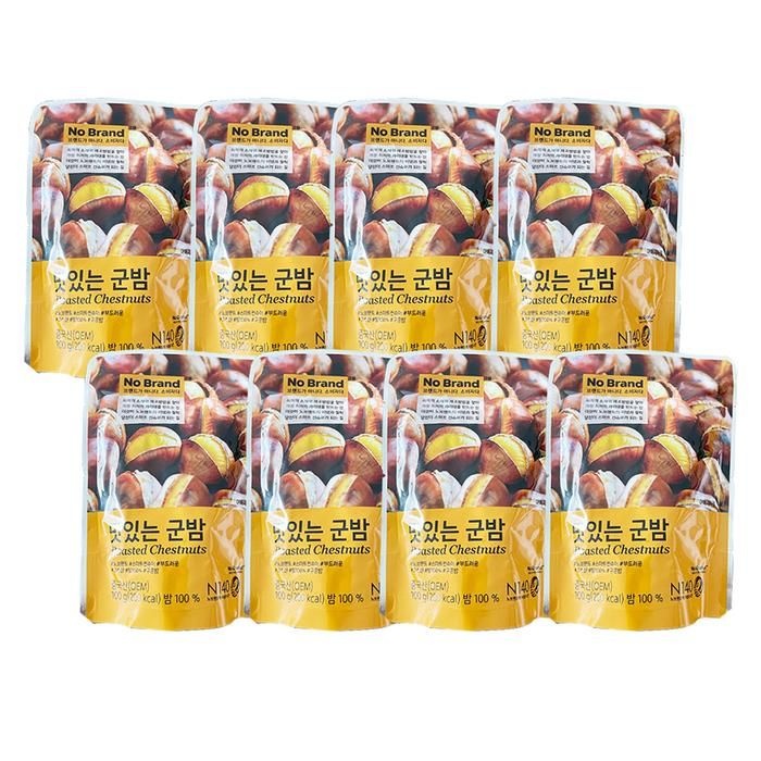 [노브랜드] 이마트 맛있는 군밤 100g 8봉 맛밤