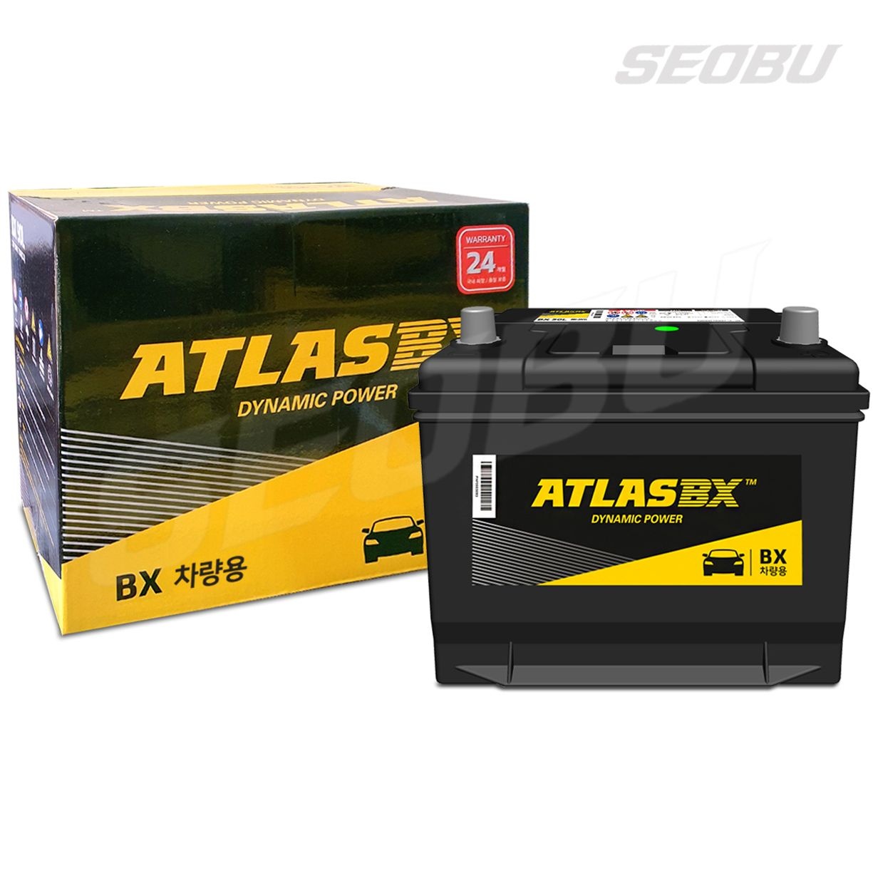 한국 아트라스 MF90L 자동차배터리