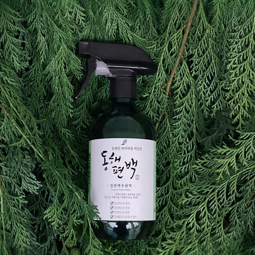 동해편백 동해편백 잎 편백수 500ml 전남장흥 피톤치드 원액 편백 오일 스프레이 새집증후군 집들이 선물