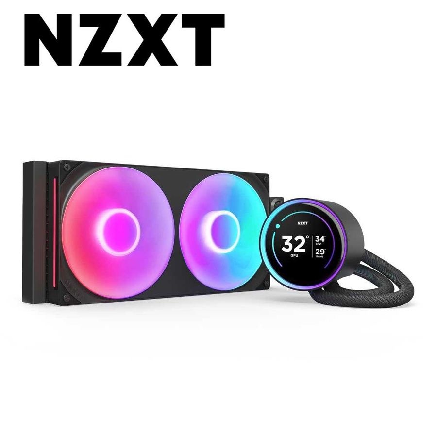 NZXT 크라켄 [해외] NZXT 크라켄 엘리트 280 RGB v2 블랙 수랭 CPU 쿨러 RL-KR28E-B2