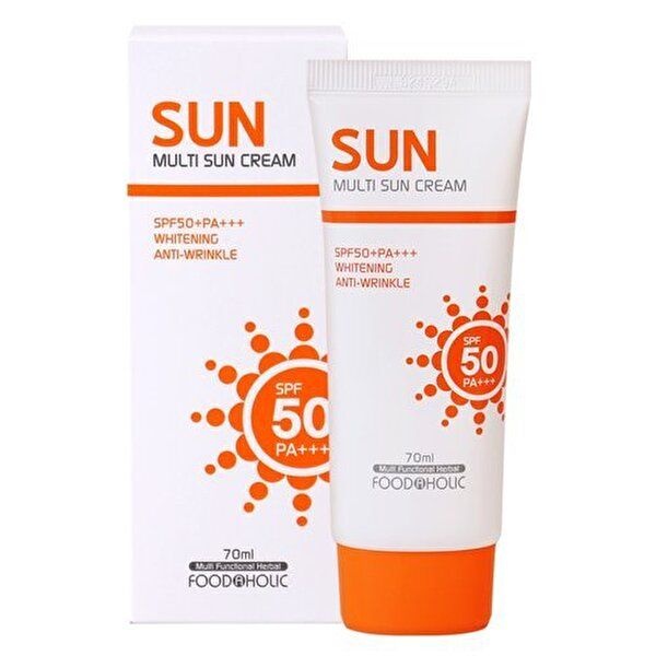 [푸드어홀릭]푸드어홀릭 멀티 선크림 70ml SPF50 PA+++ /백탁없는 혼합자차 썬크림 선블록 자외선차단제