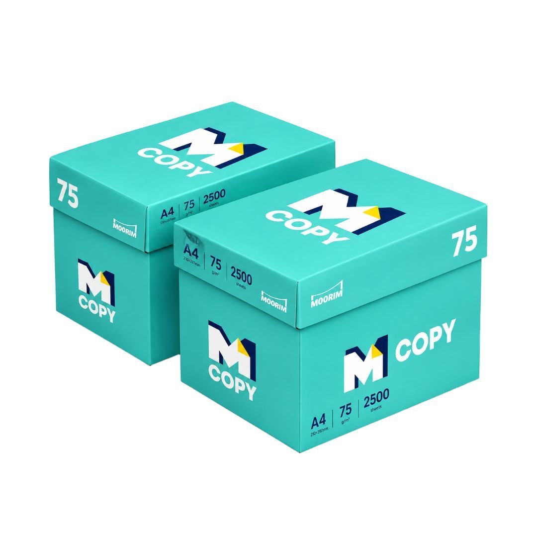 무림 A4 복사지 75g 무림페이퍼 엠카피 민트 2500매 2개 세트