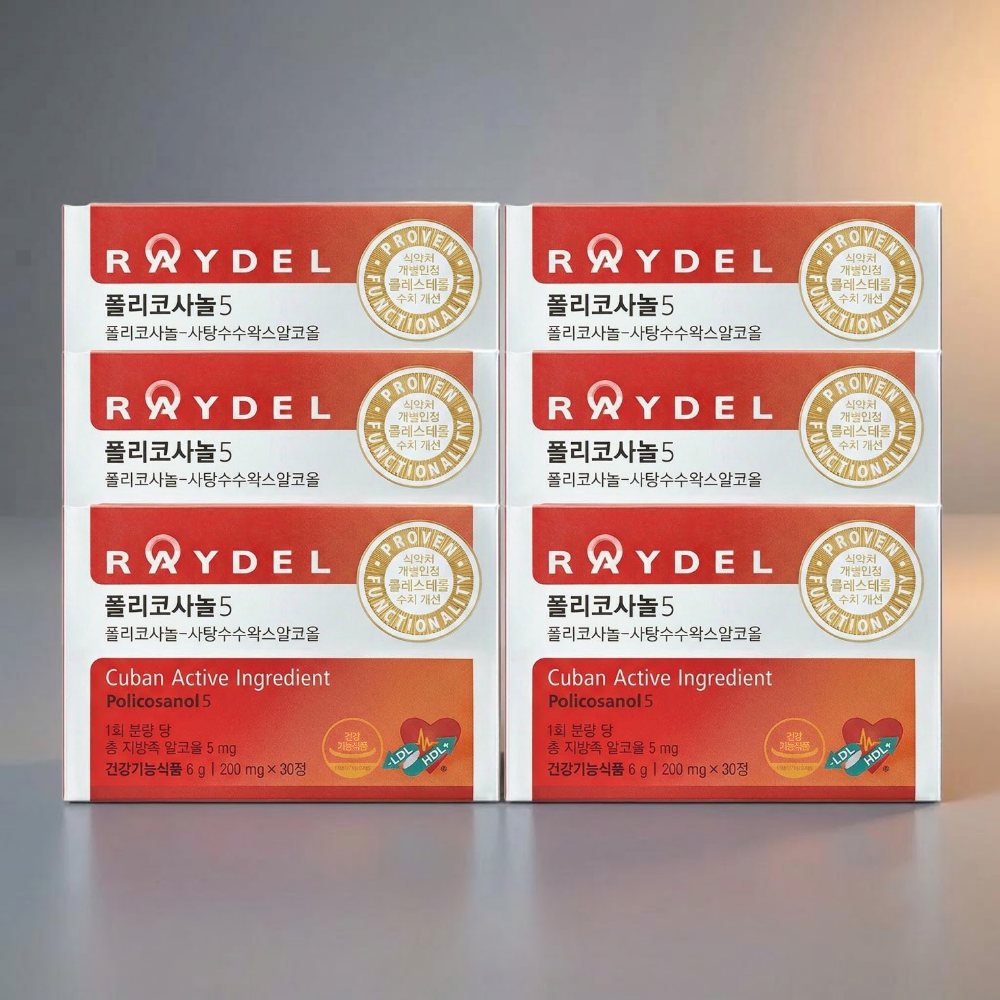 레이델 폴리코사놀5 200mg 30정 6개
