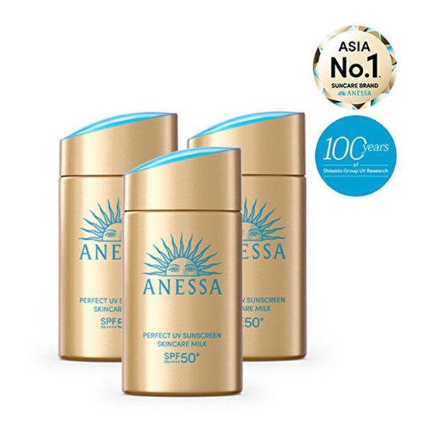 아넷사 [아넷사][공식수입정품]아넷사 퍼펙트 UV 선스크린 스킨케어 밀크NA 60ml 3개
