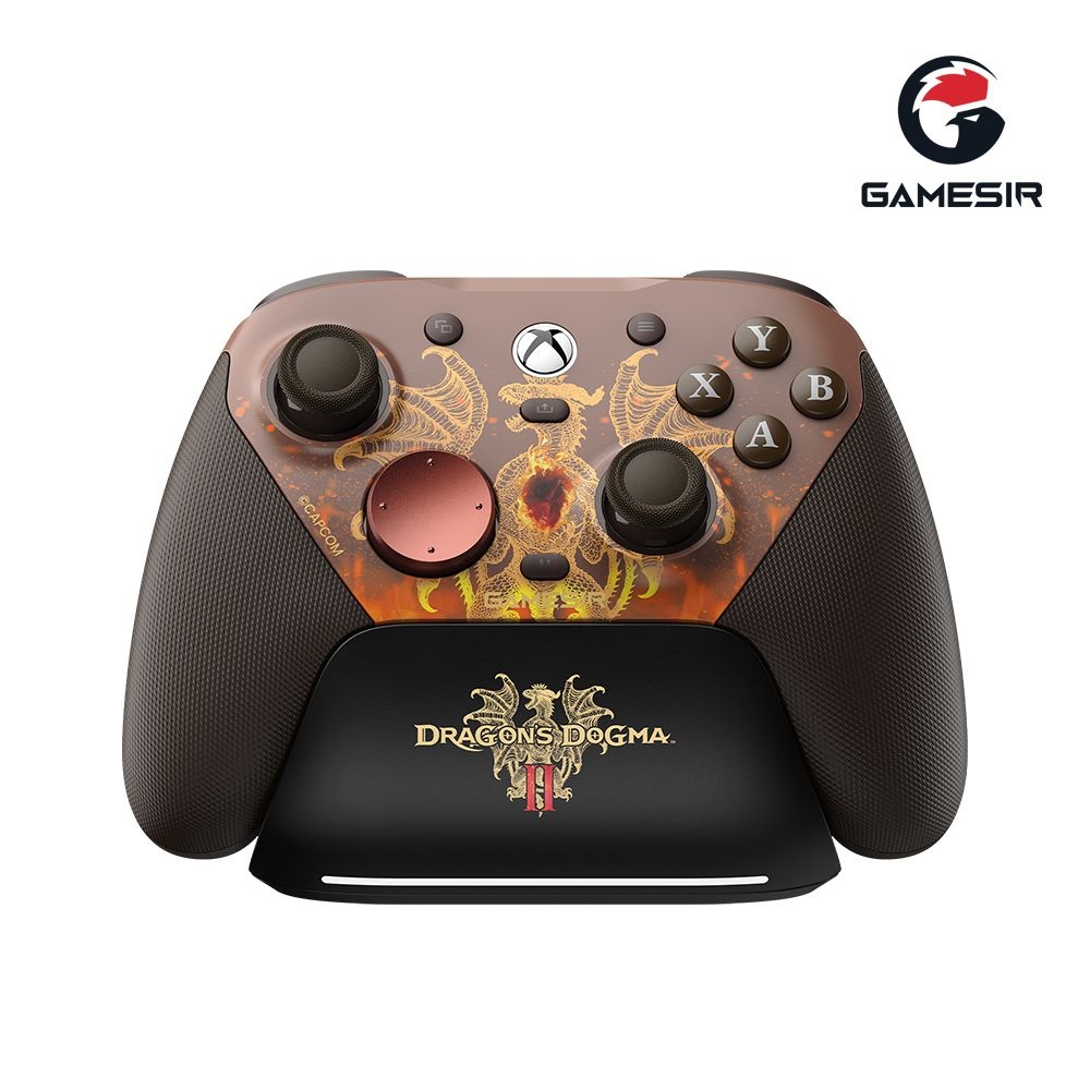 게임써 [국내정발] GameSir 게임서 G7 Pro Tri-Mode Dragon's Dogma II 에디션 FPS 유무선 게임패드 Xbox PC