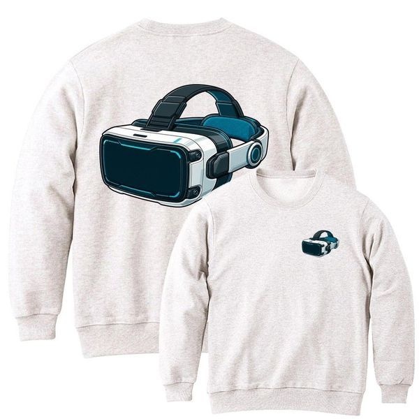 에이치플러스몰 [하프클럽]맨투맨앞뒤 게임 VR헤드셋 리얼 아트 AI 그림 남녀공용 전사이즈