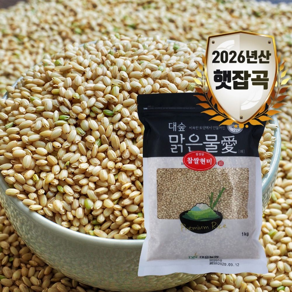 [농할 국내산] 26년산 웰빙푸드 찹쌀현미 1kg~5kg
