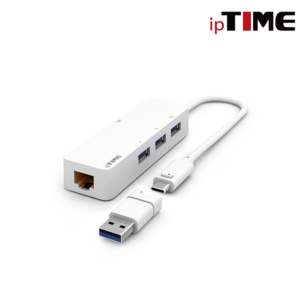 아이피타임 아아피타임 EFM ipTIME U1003CA (3포트/USB 3.0 Type A+C) USB허브 무전원